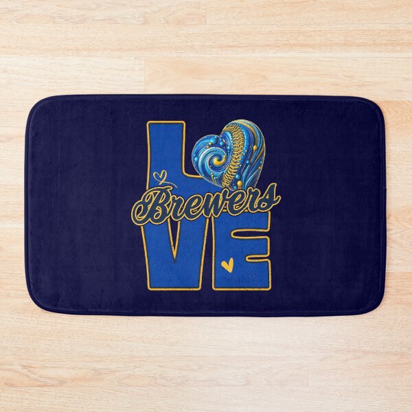 Item preview, Vintage Love Brewers Heart Distressed Sports Fan Team Spirit designed and sold by RockTheFeal.