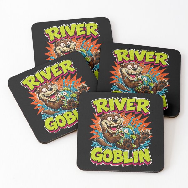Item preview, River Goblin Deranged Otter Chaos designed and sold by Victor Shadehorn.