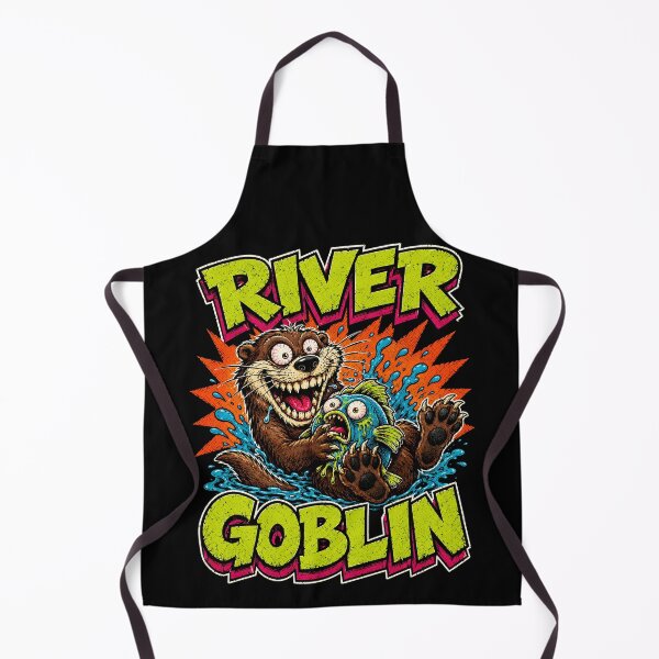 Item preview, River Goblin Deranged Otter Chaos designed and sold by Victor Shadehorn.