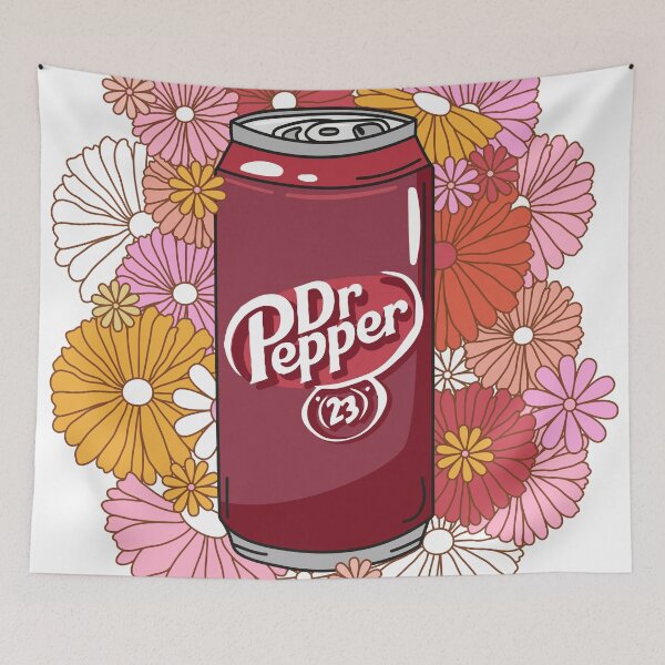 Item preview, Dr. Pepper. Red Soda With Flowers. designed and sold by CoCoArt-Ua.