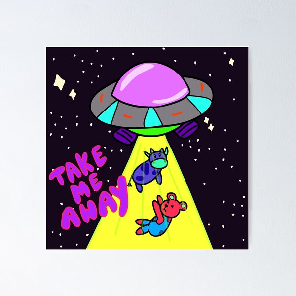 Item preview, Take Me Away UFO designed and sold by bmillennial.