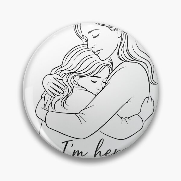 Item preview, Mother Hug Child You Are Not Alone Art designed and sold by DignityLab.