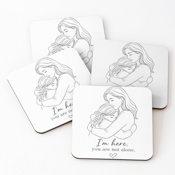 Item preview, Mother Hug Child You Are Not Alone Art designed and sold by DignityLab.