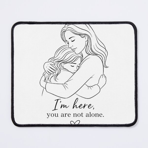 Item preview, Mother Hug Child You Are Not Alone Art designed and sold by DignityLab.