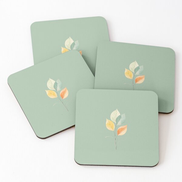 Item preview, Pastel Leaf Illustration and Pattern designed and sold by NNhu.
