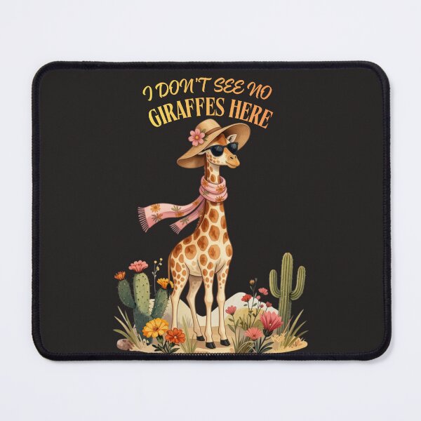 Item preview, Funny Giraffe in Sunglasses and Straw Hat Cottagecore Art designed and sold by MKTreasures.