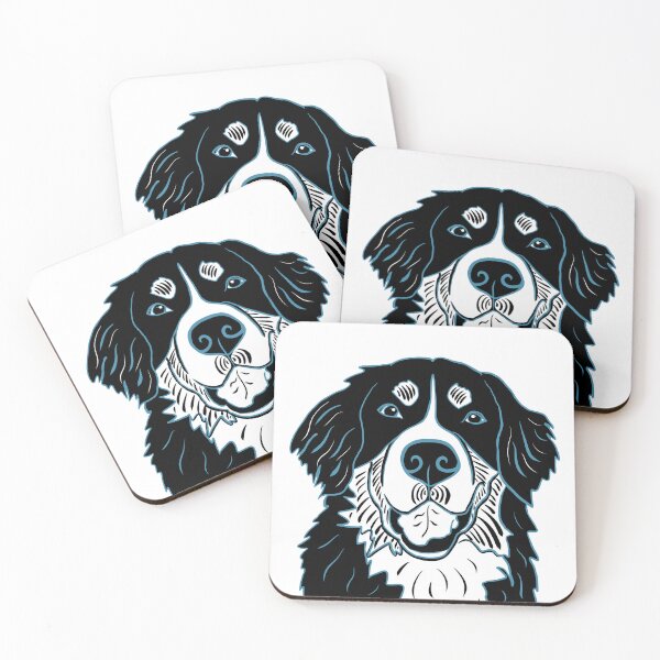 Item preview, Bernese Mountain Dog Stencil designed and sold by KantstandyaC.