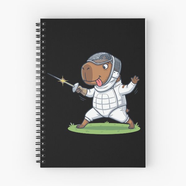 Item preview, Cute capybara Fencing, funny sports design, Sports Gift designed and sold by BobaTeeStore.