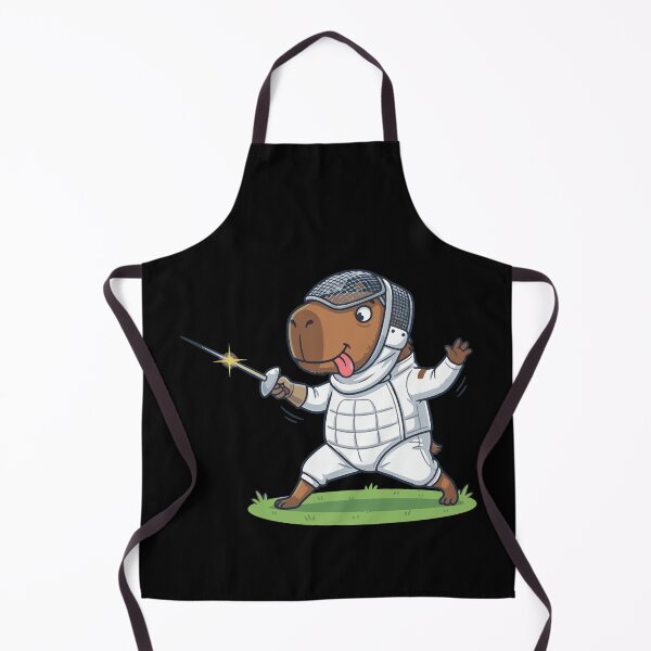 Item preview, Cute capybara Fencing, funny sports design, Sports Gift designed and sold by BobaTeeStore.