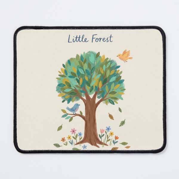Item preview, Little Forest - Whimsical Boho Botanical Art with Birds 4 designed and sold by Pasteltone.