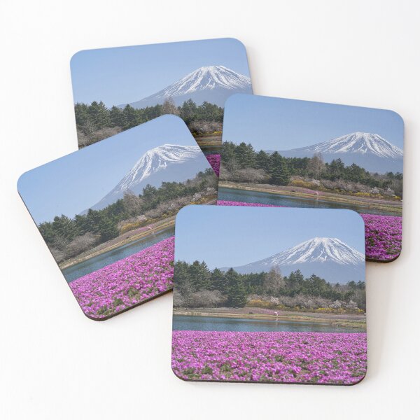 Item preview, Shibazakura field and pond near Mount Fuji designed and sold by Imagerisium.