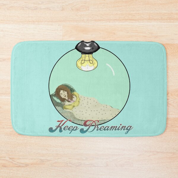 Item preview, Sleeping in a Lightbulb - Keep Dreaming Cozy Surreal Art designed and sold by Kyradem.