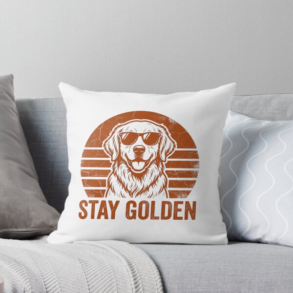 Item preview, Stay Golden Retriever Retro Sunglasses Art Print - Vintage Dog Lover Gift designed and sold by raedattia.
