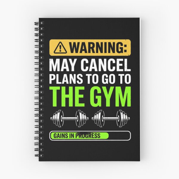Item preview, Warning May Cancel Plans To Go To The Gym Funny Fitness T-Shirt designed and sold by PACS0011.
