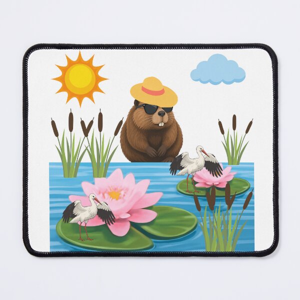 Item preview, Cool Beaver with Hat designed and sold by DidiDesignShop.