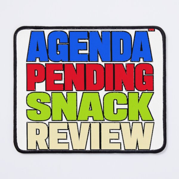 Item preview, Agenda Pending Snack Review designed and sold by aihrgdesign.