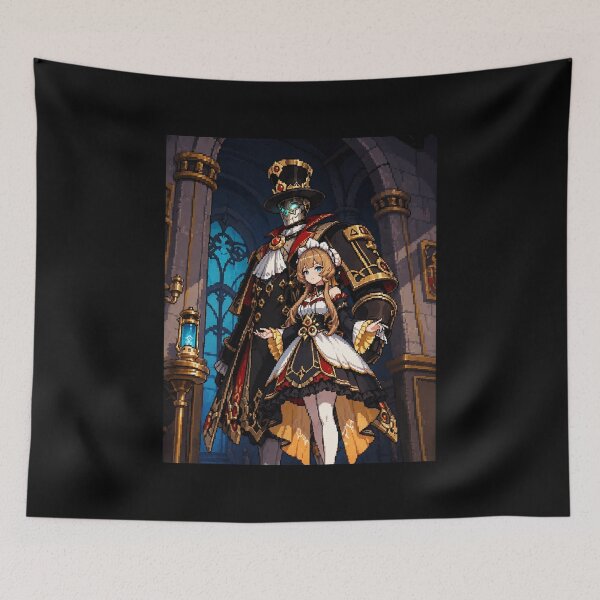 Item preview, sandrone genshin pixel art designed and sold by lilypadblue.