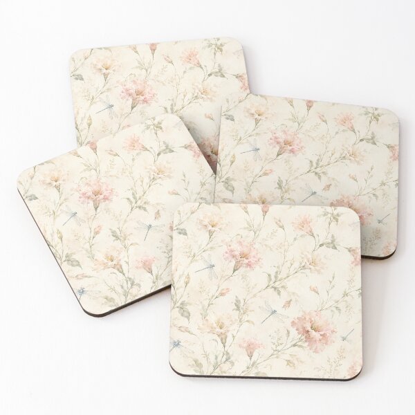 Item preview, Lisianthus and Dragonflies designed and sold by PurrfectWhisper.