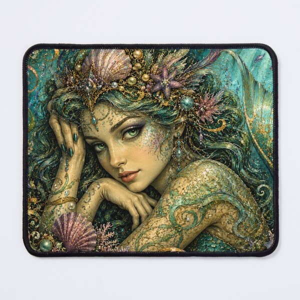 Item preview, Queen of the Hidden Reef designed and sold by Edenglow Prints & Peculiars.