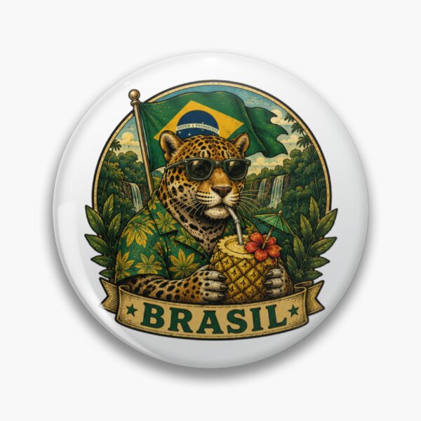 Item preview, Cool Jaguar disfrutando de una Piña Colada designed and sold by JonysCreativeDesigns.