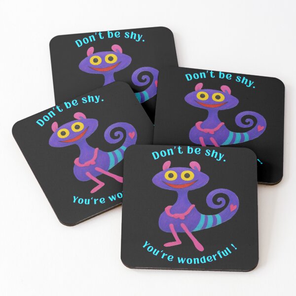 Item preview, Don't Be Shy -You're Wonderful! - Cute Positive Monster designed and sold by PatykArt.