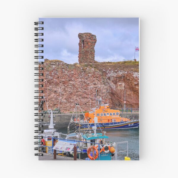 Item preview, Dunbar Harbour with RNLI Lifeboat and Fishing Boats designed and sold by Violaman.