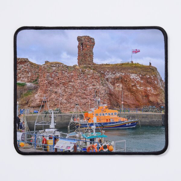 Item preview, Dunbar Harbour with RNLI Lifeboat and Fishing Boats designed and sold by Violaman.