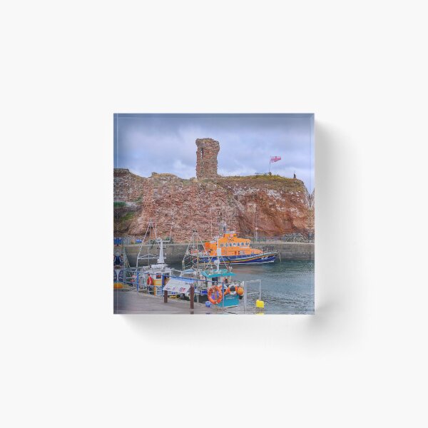 Item preview, Dunbar Harbour with RNLI Lifeboat and Fishing Boats designed and sold by Violaman.