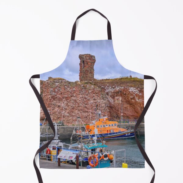 Item preview, Dunbar Harbour with RNLI Lifeboat and Fishing Boats designed and sold by Violaman.