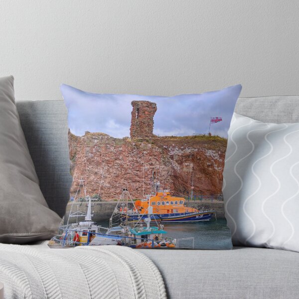 Item preview, Dunbar Harbour with RNLI Lifeboat and Fishing Boats designed and sold by Violaman.