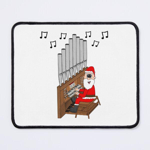Item preview, Santa Playing Church Organ, Christmas Organist Musician designed and sold by doodlerob.
