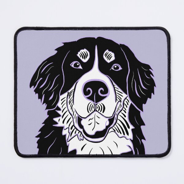 Item preview, Bernese Mountain Dog Stencil- purple designed and sold by KantstandyaC.