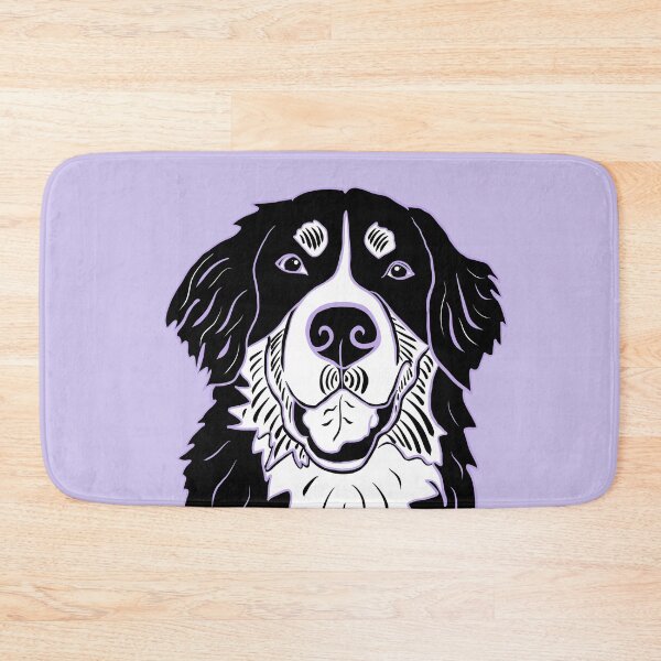 Item preview, Bernese Mountain Dog Stencil- purple designed and sold by KantstandyaC.