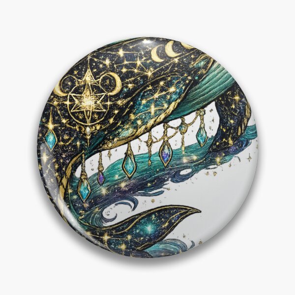Item preview, Cosmic Mystic Whale | Celestial Ocean Fantasy | Moon Phase Astrology Art designed and sold by irfanshikh.
