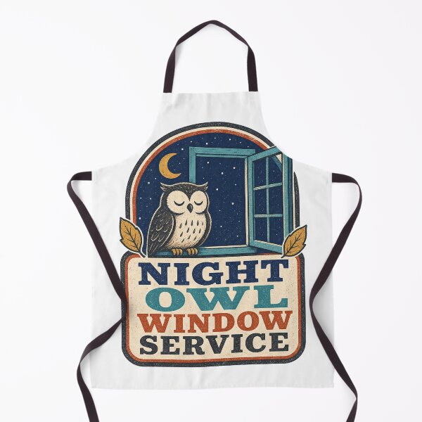 Item preview, Night Owl Window Service designed and sold by aihrgdesign.