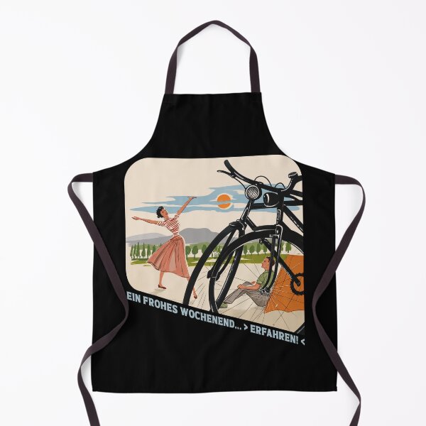 Item preview, Vintage East German Bicycle Weekend Cycling Camping Pun designed and sold by Maljonic.
