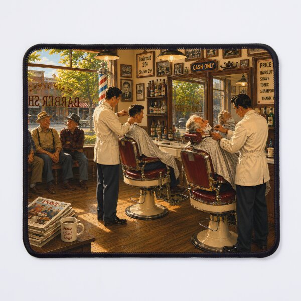 Item preview, Vintage Barbershop designed and sold by PuzzlingRooster.