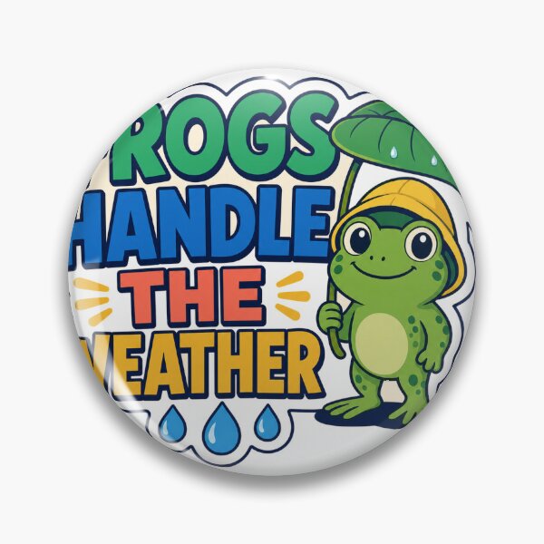 Item preview, Frogs Handle The Weather designed and sold by aihrgdesign.
