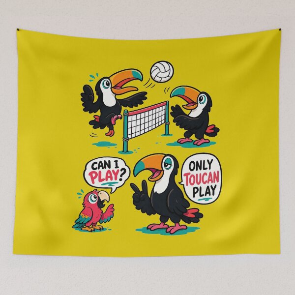 Item preview, Tilly's Two Toucans designed and sold by BrambleBox.