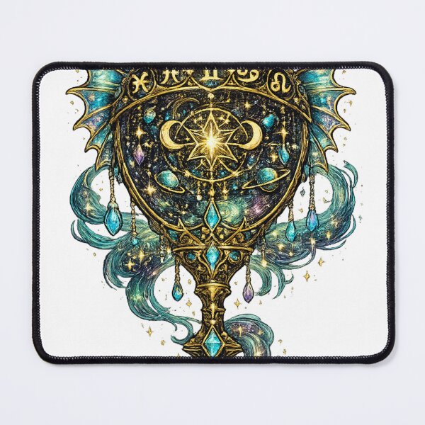 Item preview, Celestial Zodiac Potion Bottle | Mystical Moon Magic | Cosmic Witchcore Art designed and sold by irfanshikh.