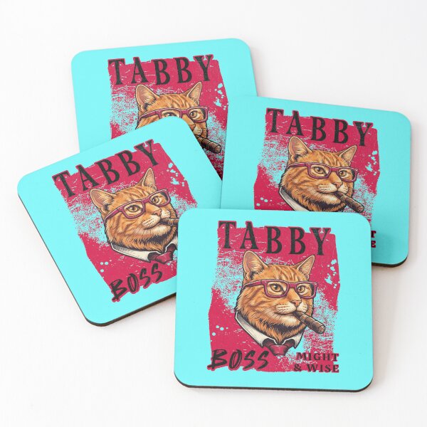 Item preview, Orange Tabby Boss Design – Funny Orange Tabby Cat with Cigar Mafia Style Gift designed and sold by PixelsPaws.