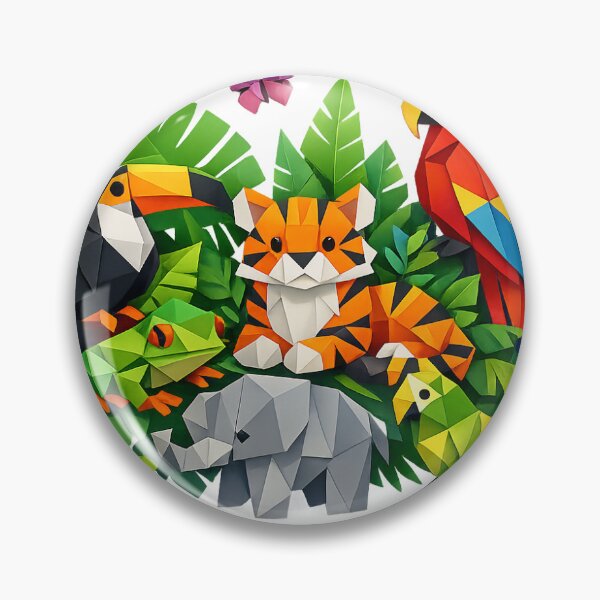 Item preview, Origami Jungle – Tropical Paper Wildlife designed and sold by FAZ-DESIGNS.