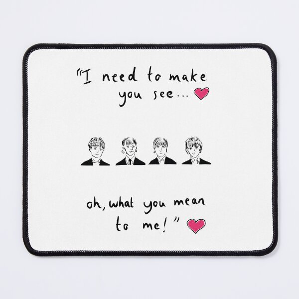 Item preview, Illustration of The Beatles with song line from "Michelle" designed and sold by KPlayerAdhder.