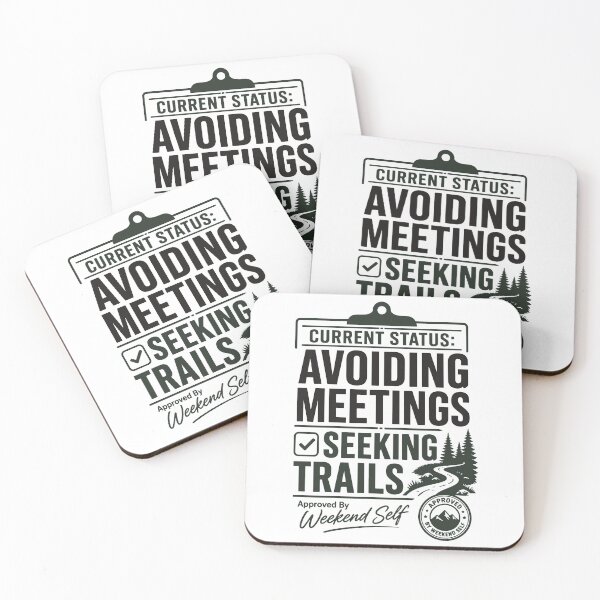 Item preview, Current Status Avoiding Meetings Seeking Trails MTB Design designed and sold by SingleTrackes.