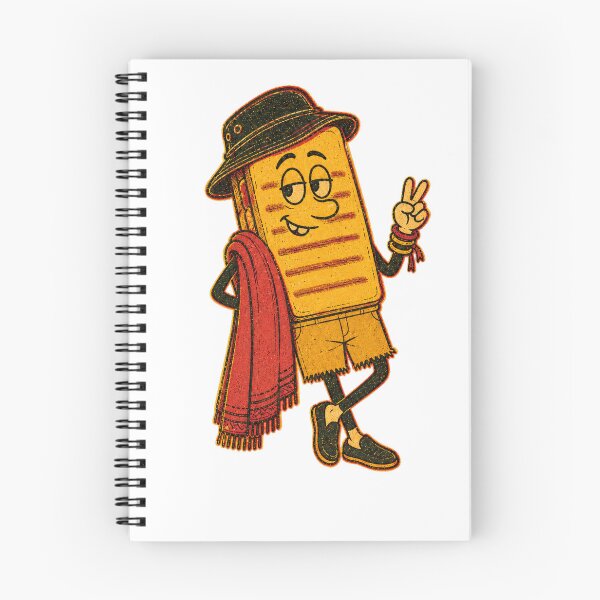 Item preview, Pashmina Panini Vintage Food Wook Mascot designed and sold by Spenceless Designz.