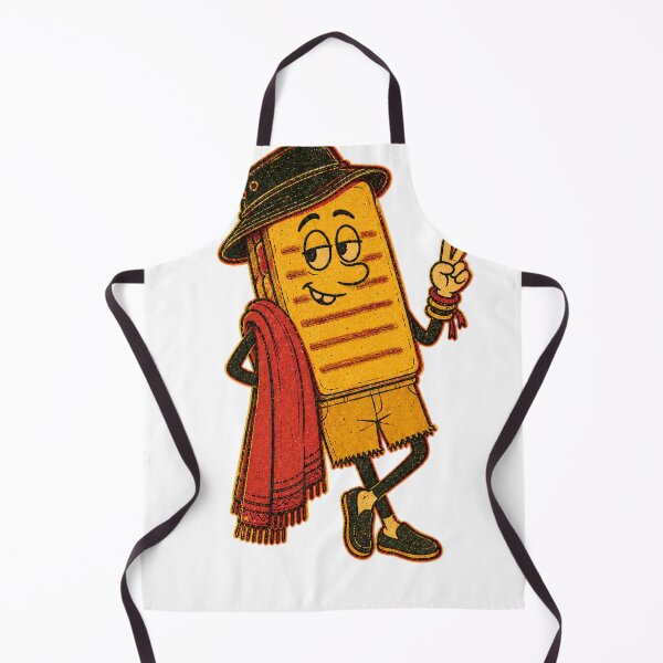 Item preview, Pashmina Panini Vintage Food Wook Mascot designed and sold by Spenceless Designz.