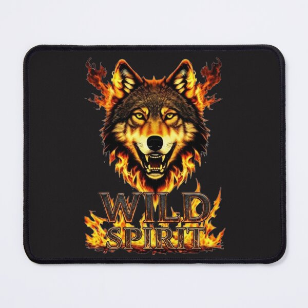 Item preview, Wolf on fire - WILD SPIRIT designed and sold by The best online style shop.