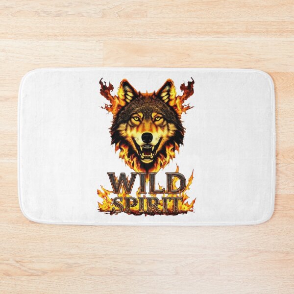 Item preview, Wolf on fire -  WILD SPIRIT designed and sold by The best online style shop.