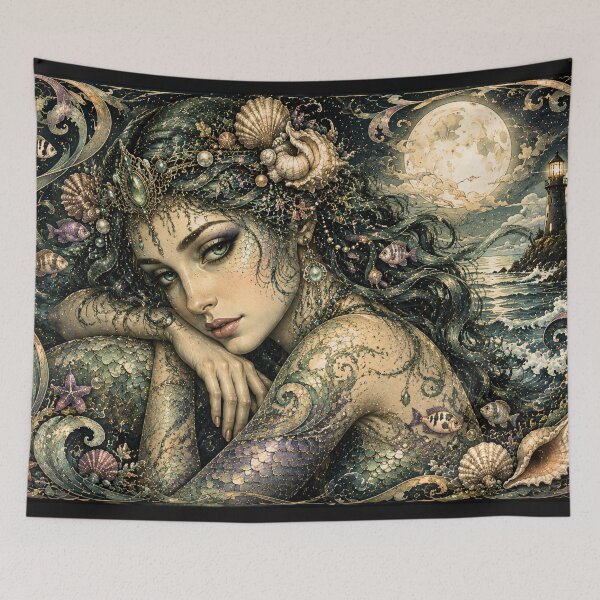 Item preview, Moonlit Tides designed and sold by Edenglow Prints & Peculiars.