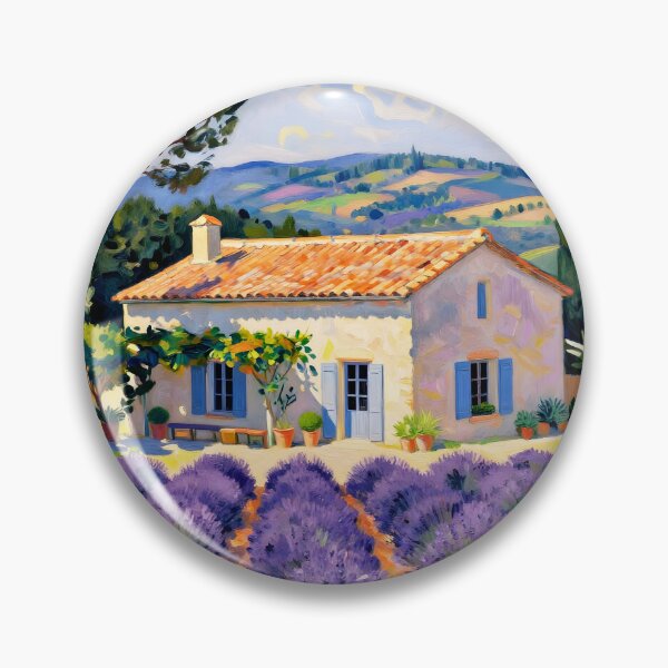 Item preview, Lavender Field Next To A Countryside House designed and sold by ByNicoleSara.